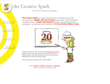 Tablet Screenshot of creativespark.com