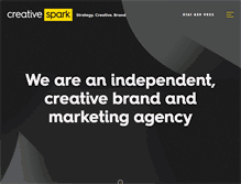 Tablet Screenshot of creativespark.co.uk